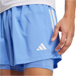 adidas Own the Run Climacool 2in1 Laufshorts Herren JW9702 - blue fusion M