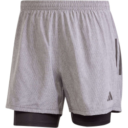 adidas Own the Run Climacool 2in1 Laufshorts Herren JW9700 - grey six mel XL