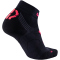 UYN Run Super Fast Laufsocken Damen black/coral 35-36