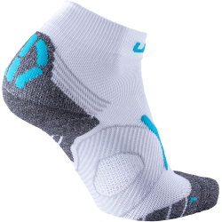 UYN Run Super Fast Laufsocken Damen white/turquoise 37-38