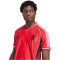 adidas Manchester United US Baseball T-Shirt 2025/26 Herren JN2832 - mufc red S