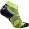 UYN Run Marathon Zero Laufsocken mit Cool-Air-Flow Technologie aus Natex Herren green lime/black 42-44