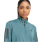 adidas Own The Run 1/2-Zip Lauf-Sweatshirt Damen JX2255 - preloved teal M