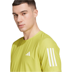 adidas Own The Run Laufshirt Herren JX2214 - preloved lime M