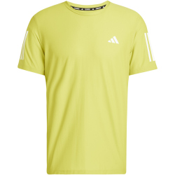 adidas Own The Run Laufshirt Herren JX2214 - preloved lime XL