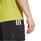 adidas Own The Run Laufshirt Herren JX2214 - preloved lime XL