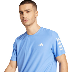 adidas Own The Run Laufshirt Herren JX2212 - blue fusion XL