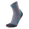 UYN Winter Pro Run Laufsocken mit Cool-Air-Flow Technologie aus Natex Damen light grey/turquoise 35-36