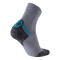 UYN Winter Pro Run Laufsocken mit Cool-Air-Flow Technologie aus Natex Damen light grey/turquoise 35-36