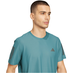adidas Own The Run Laufshirt Herren JW9799 - preloved teal XS
