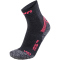 UYN Winter Pro Run Laufsocken mit Cool-Air-Flow Technologie aus Natex Damen anthrazit/coral 35-36