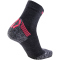 UYN Winter Pro Run Laufsocken mit Cool-Air-Flow Technologie aus Natex Damen anthrazit/coral 35-36