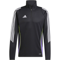 adidas Tiro 24 Training-Sweatshirt Herren JW4375 - black/purple rush L