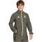 adidas Real Madrid Competition Vis Tech Travel Trainingsjacke 2025/26 Kinder JV5326 - utility grey/semi frozen yellow 116