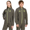 adidas Real Madrid Competition Vis Tech Travel Trainingsjacke 2025/26 Kinder JV5326 - utility grey/semi frozen yellow 116