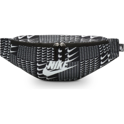 NIKE Heritage Bauchtasche 010 - black/white/white
