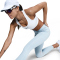 NIKE Fast Mid-Waist 7/8-Leggings Damen