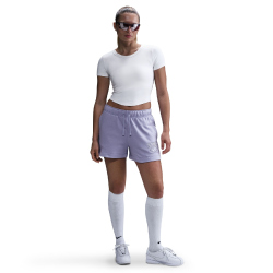 NIKE Sportswear Club Fleece French Terry Mid-Waist 4" Graphic Shorts Damen