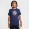 NIKE Paris Saint-Germain Crest T-Shirt Kinder 410 - midnight navy L (147-158 cm)