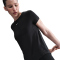 NIKE One Classic Dri-FIT T-Shirt Damen 010 - black/white XS