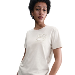 NIKE Sportswear Club T-Shirt Damen 104 - lt orewood brn S