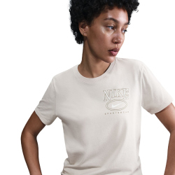 NIKE Sportswear Club T-Shirt Damen 104 - lt orewood brn S