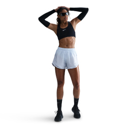 NIKE Tempo Dri-FIT Mid-Waist 3" Laufshorts Damen 423 - blue tint/reflective silv XXS