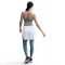 NIKE Indy Light Support Padded Sport-BH Damen 006 - smokey blue/ash green/ash green S