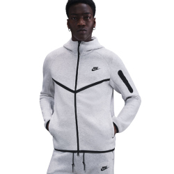 NIKE Tech Fleece Windrunner Kapuzenjacke 051 - birch heather/black M