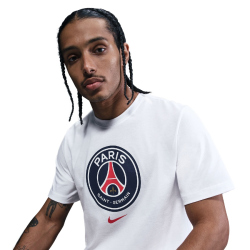 NIKE Paris Saint-Germain Crest T-Shirt Herren 100 - white S