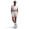 NIKE Sportswear Chill Terry Mid-Waist 4" Printed French Terry Shorts Damen 104 - lt orewood brn/sail S
