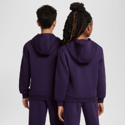 NIKE Kylian Mbappé Club Fleece Fußball Hoodie Kinder 585 - grand purple/pale ivory/metallic gold M (137-147 cm)