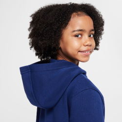 NIKE Kylian Mbappé Club Fleece Fußball Hoodie Kinder 492 - blue void/vivid purple/metallic gold M (137-147 cm)