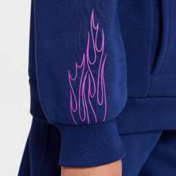 NIKE Kylian Mbappé Club Fleece Fußball Hoodie Kinder 492 - blue void/vivid purple/metallic gold M (137-147 cm)