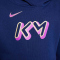 NIKE Kylian Mbappé Club Fleece Fußball Hoodie Kinder 492 - blue void/vivid purple/metallic gold M (137-147 cm)