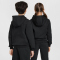 NIKE Kylian Mbappé Club Fleece Fußball Hoodie Kinder 010 - black/hyper pink/metallic gold S (128-137 cm)