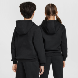 NIKE Kylian Mbappé Club Fleece Fußball Hoodie Kinder 010 - black/hyper pink/metallic gold M (137-147 cm)