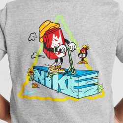 NIKE Sportswear T-Shirt Kinder 063 - dk grey heather M...