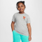 NIKE Sportswear T-Shirt Kinder 063 - dk grey heather M (137-147 cm)