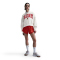 NIKE Court Heritage Phoenix Fleece Oversize Crewneck Tennis Sweatshirt Damen 110 - pale ivory/pale ivory/lt crimson L
