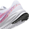 NIKE Run Defy Laufschuhe Damen 102 - white/hydrangeas-bright crimson 42