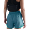 NIKE Tempo Dri-FIT Mid-Waist 3" Laufshorts Damen 008 - smokey blue/smokey blue/reflective silv M