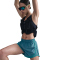 NIKE Tempo Dri-FIT Mid-Waist 3" Laufshorts Damen 008 - smokey blue/smokey blue/reflective silv M