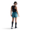 NIKE Tempo Dri-FIT Mid-Waist 3" Laufshorts Damen 008 - smokey blue/smokey blue/reflective silv M