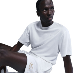NIKE Sportswear Swoosh Air Sweatshorts Herren 100 - white/lt orewood brn M