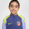 NIKE Atlético Madrid Dri-FIT Strike Trainingsshirt Kinder 557 - dk purple dust/vibrant yellow XS (122-128 cm)