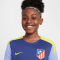 NIKE Atlético Madrid Dri-FIT Strike kurzarm Trainingsshirt Kinder 557 - dk purple dust/vibrant yellow S (128-137 cm)
