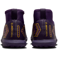 NIKE Jr. Mercurial Superfly 10 Club Kylian Mbappé TF Multinocken-Fußballschuhe Kinder 500 - grand purple/pale ivory 38