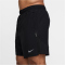 NIKE Challenger Breathe Dri-FIT 7" 2in1 Laufshorts Herren 010 - black/black/black/reflective silv S