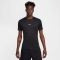 NIKE Pro Breathe Slim-Fit T-Shirt Herren 010 - black/white M